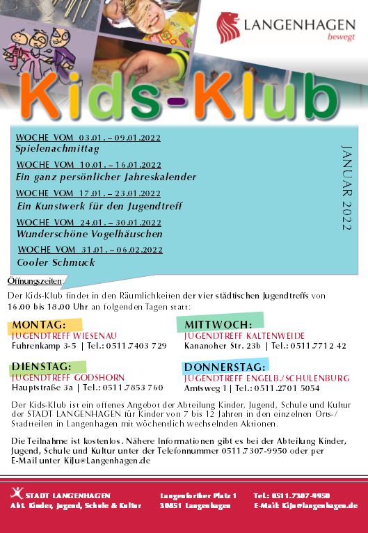 Kids Klub Jan2022